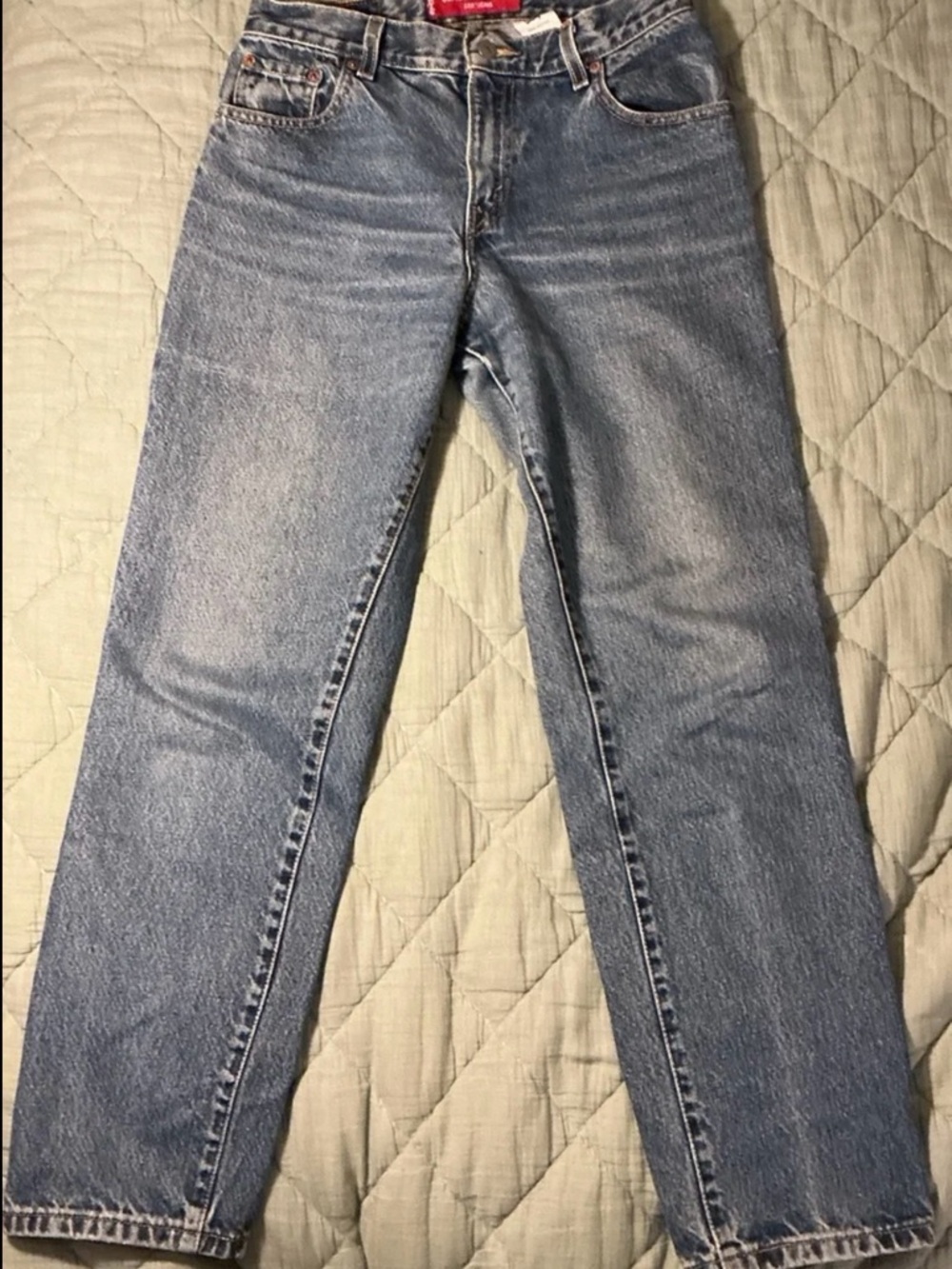 Levi's Light Blue Straight-Leg Women's Jeans - Picture 1 of 4